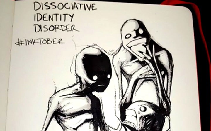 Artist sketches haunting illustrations of mental illness & emotional disorders (...) @Dangerous Minds 1 The Inktober Initiative