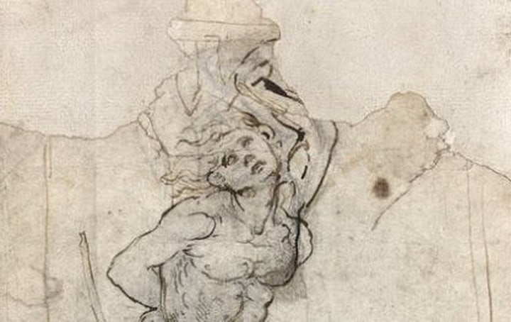 Drawing by Leonardo discovered in France @The Art Wolf 1 Leonardo Da Vinci