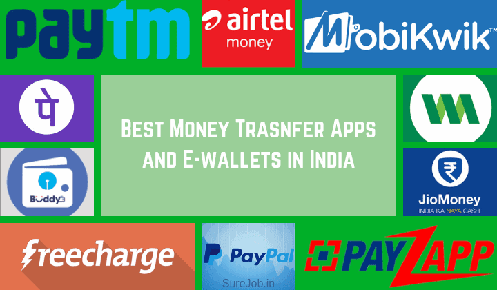 10 Best Online Money Transfer Apps E Wallets In India - money transfer apps