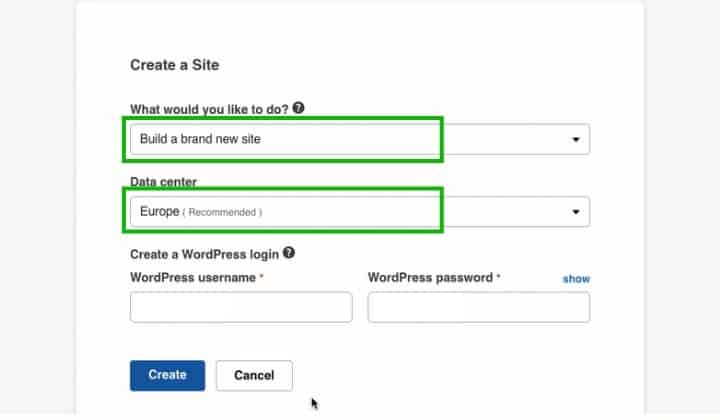create blog