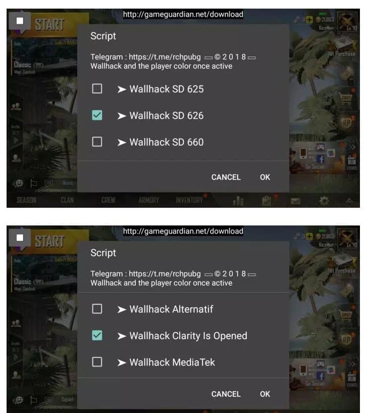 Cara Cheat Game PUBG Mobile di Android Tanpa Root 6 Cara Cheat Game PUBG Mobile di Android Tanpa Root 3
