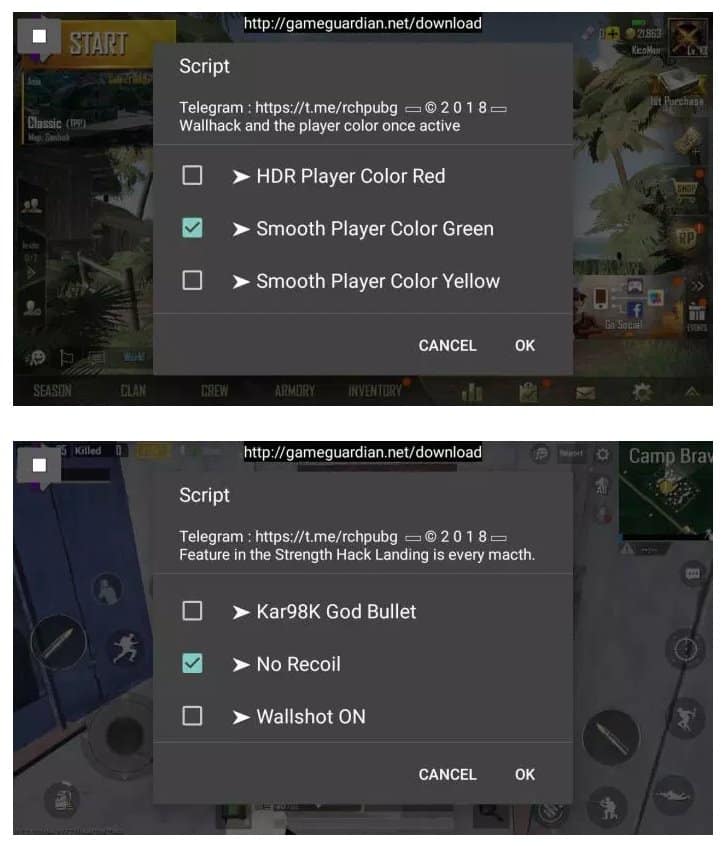 Cara Cheat Game PUBG Mobile di Android Tanpa Root 7 Cara Cheat Game PUBG Mobile di Android Tanpa Root 4
