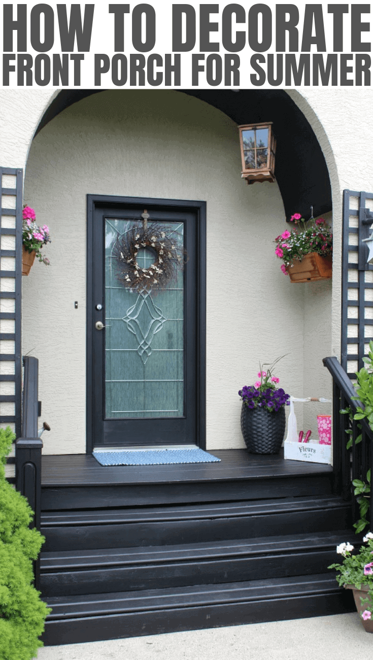 HOW TO DECORATE FRONT PORCH FOR SUMMER
