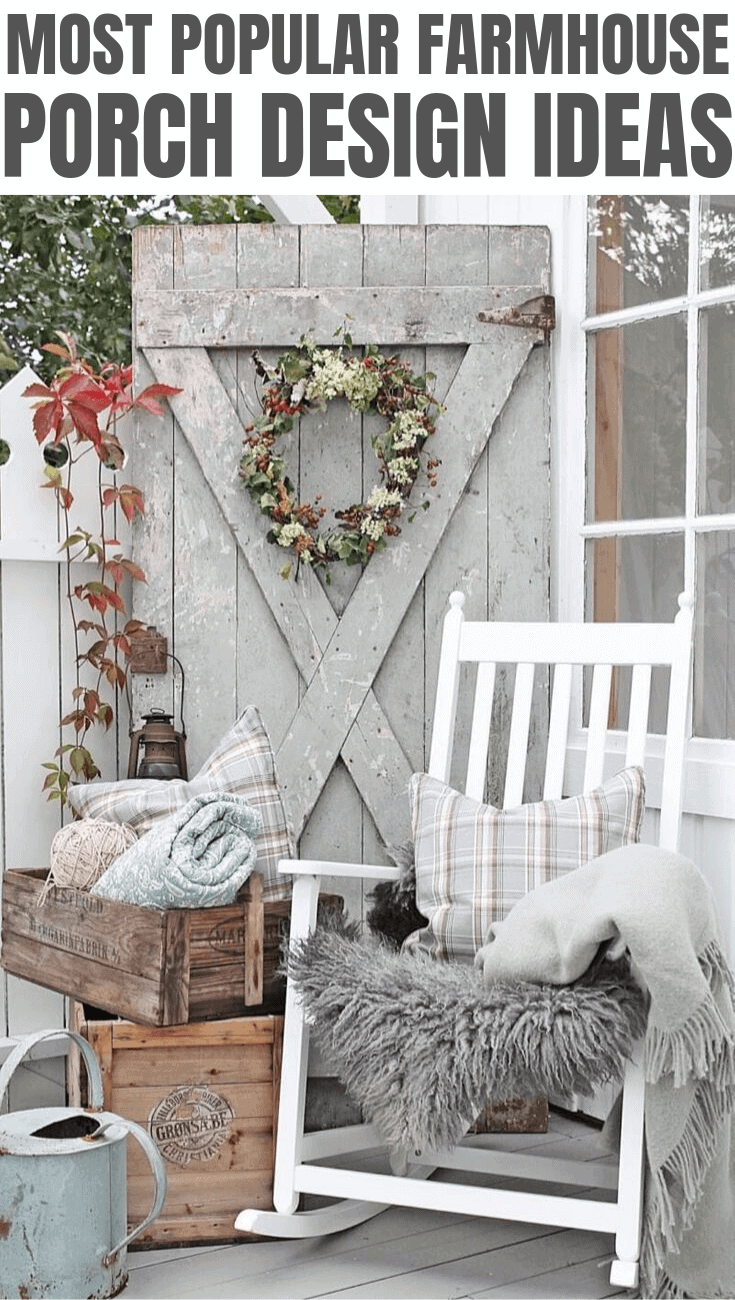 MOST POPULAR FARMHOUSE PORCH DESIGN IDEAS