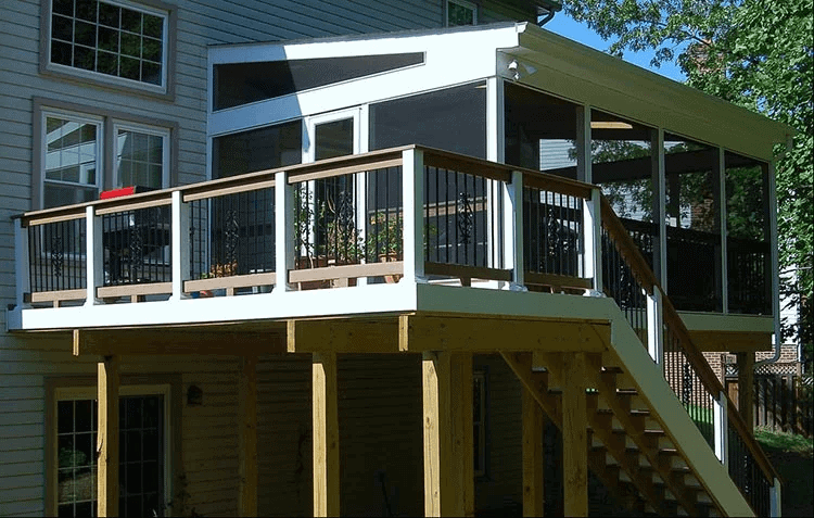 ALUMINUM MESH SCREEN BACK PORCH DESIGN IDEAS