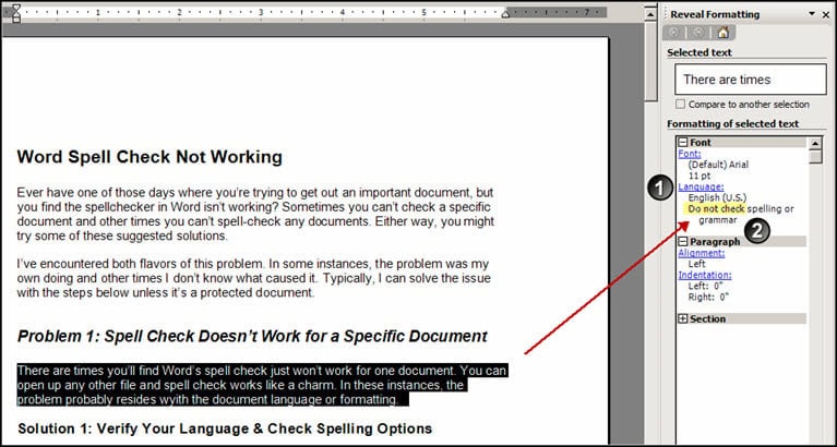 Microsoft Word Spell Check Not Working 5 Solutions