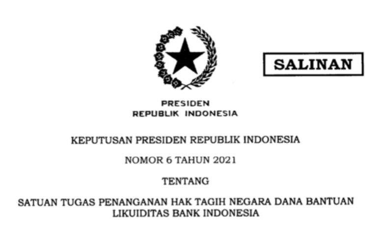 KEPPRES 6 TAHUN 2021
