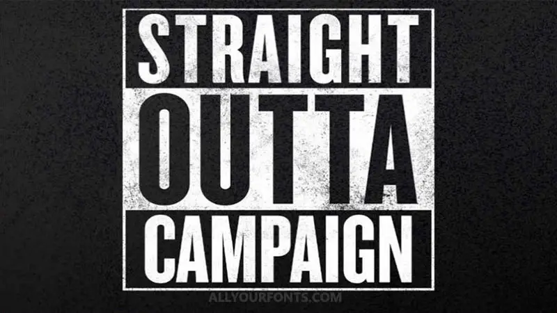 Straight Outta Compton Font Download All Your Fonts