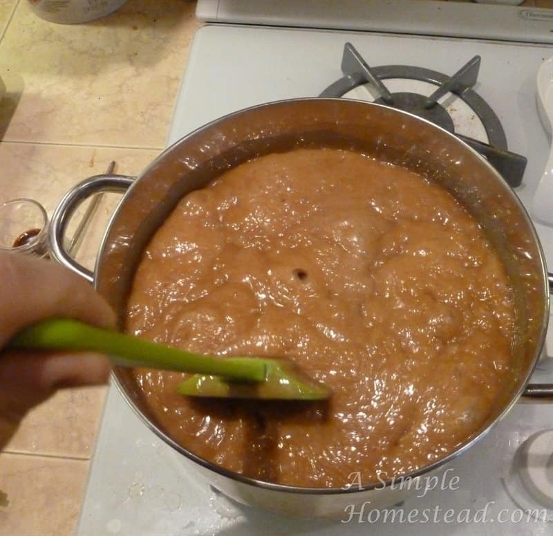 caramels - full boil
