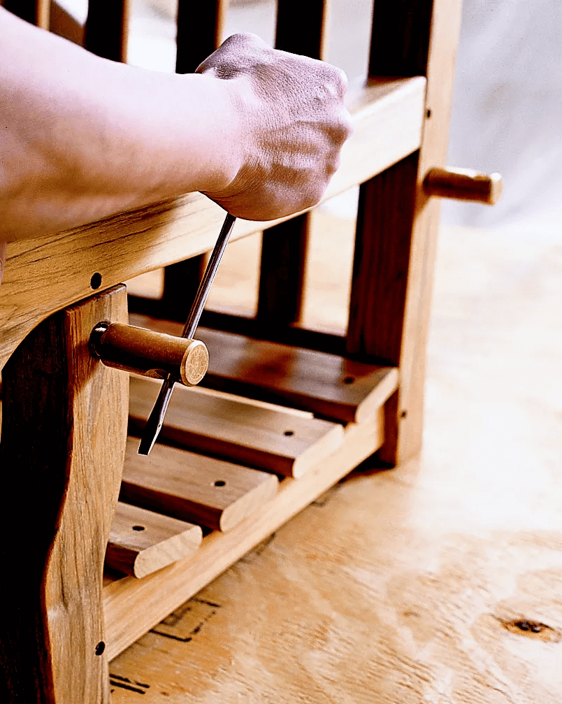 HOW TO INSTALL PORCH SWING SUPPORT BOLTS AND FILL SCREW HOLES