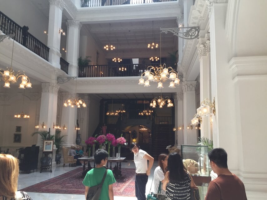 Raffles Hotel mit Singapore Sling Raffles Hotel mit Singapore Sling