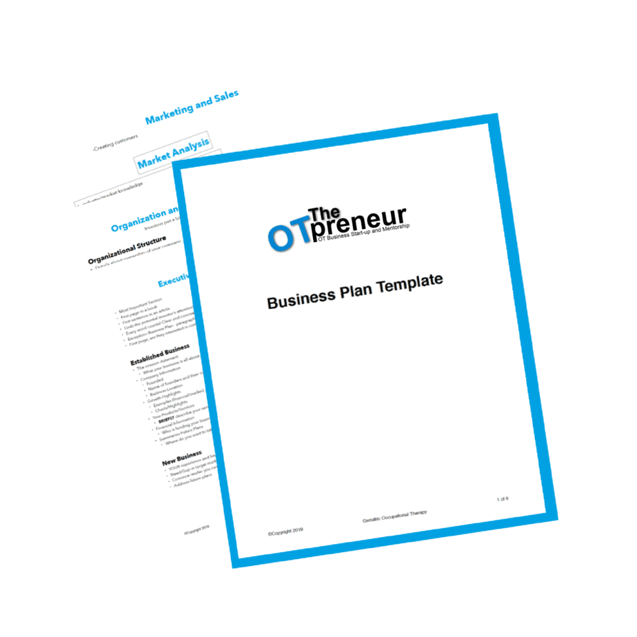 Business Plan Template Guide The OTpreneur - Thumbnail Business Plan Template Guide The OTpreneur - Thumbnail