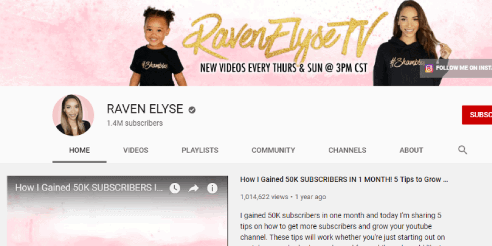 Cuervo Elyse-Youtube