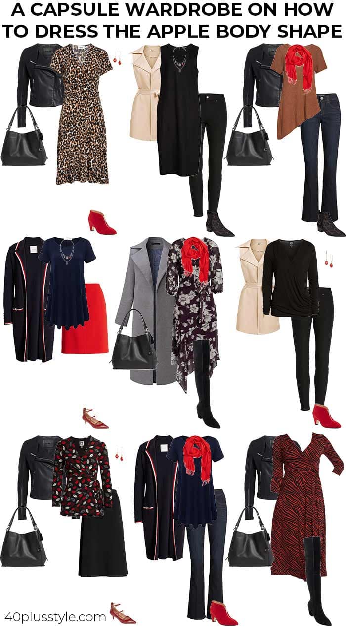 dressing apple body type