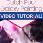 How To Paint A Galaxy Easily Using Acrylic Pouring Homebody Hall