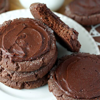 The Best Chocolate Frosted Sugar Cookies