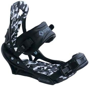 4. System APX Men's 2021 Snowboard Bindings