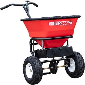 2. Buyers Products 3039632R Grounds Keeper Salt Spreader, Red