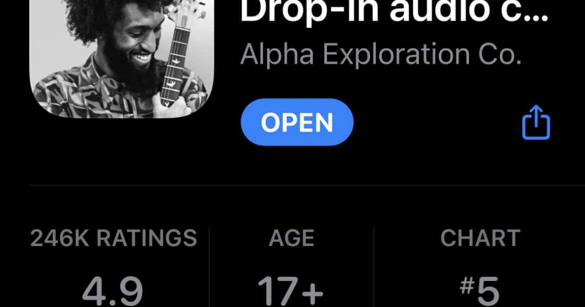 ClubhouseAppTitlepage Clubhouse App listing on Apple Store