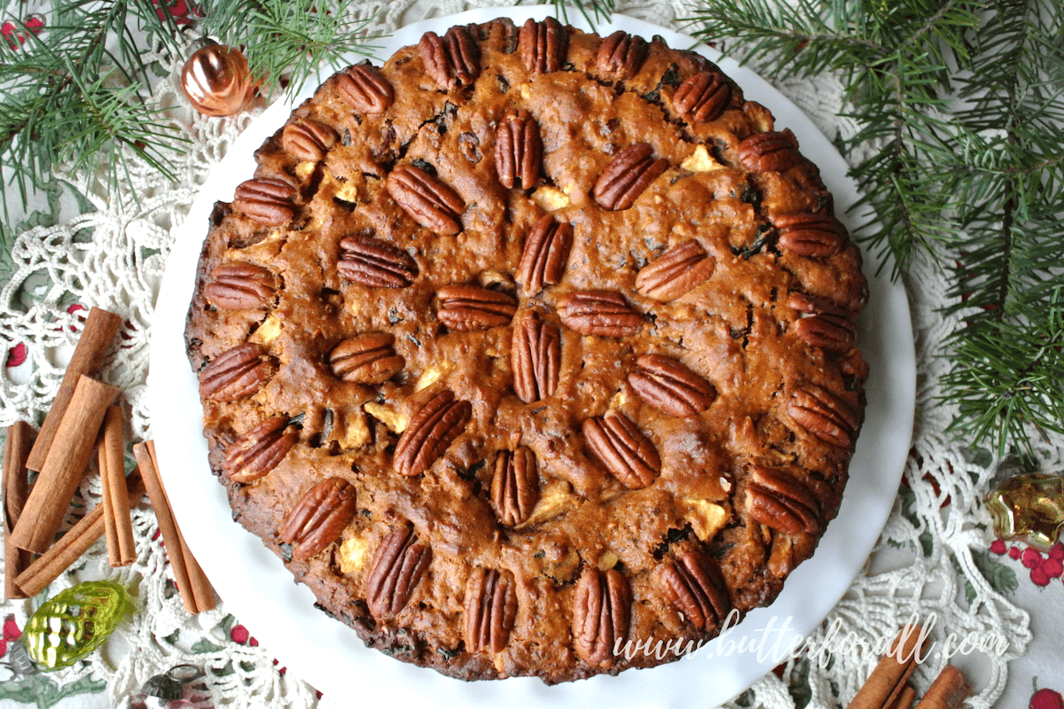 Spiced Fruit And Nut Cake A Wholesome Honey Sweetened Winter Holiday Tradition Butter For All