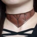 Rune Necklace | Brown