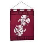 Huginn and Muninn Tapestry | Burgundy