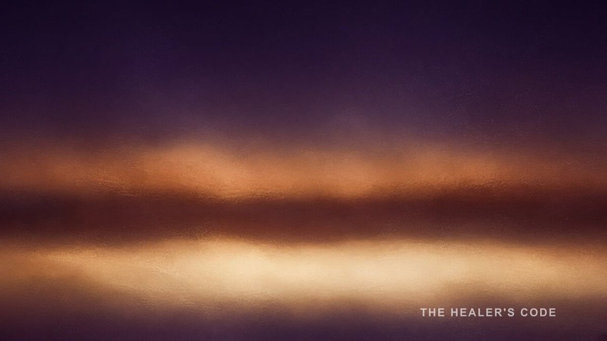 Two bands of warm light beside a third band that holds both