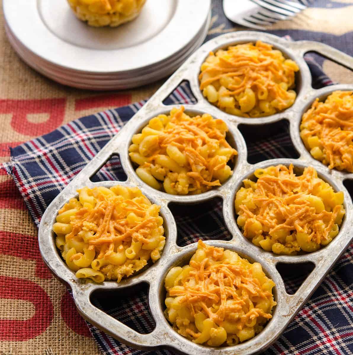 Mac 'n' Cheese Veggie Dog Bites!