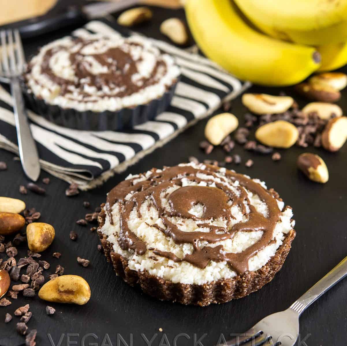 Jungle Pie with Banana, Coconut & Chocolate