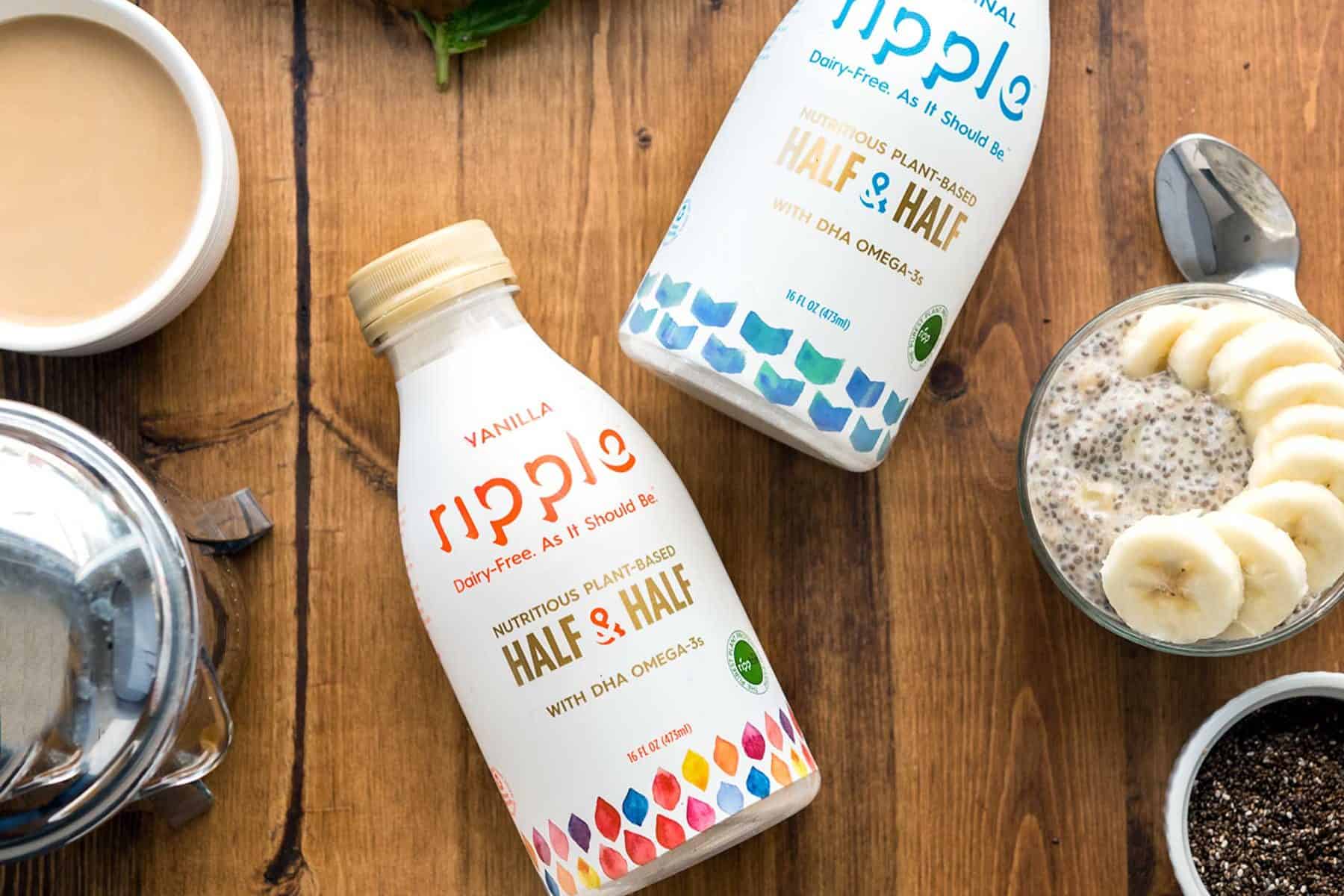 New Vegan Product Review: Ripple Half & Half! Silky smooth, ultra creamy, and versatile. Allergy-friendly, Nut-free #RippleFoods #DairyFreedom