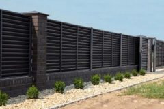 Жалюзийные заборы комбинированные