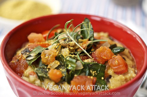 Savory Rosemary Veggie Oats