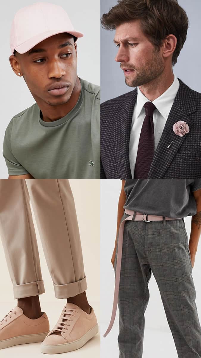 pink and black outfit men's