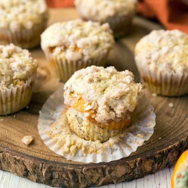 Mini Persimmon Coffee Cakes