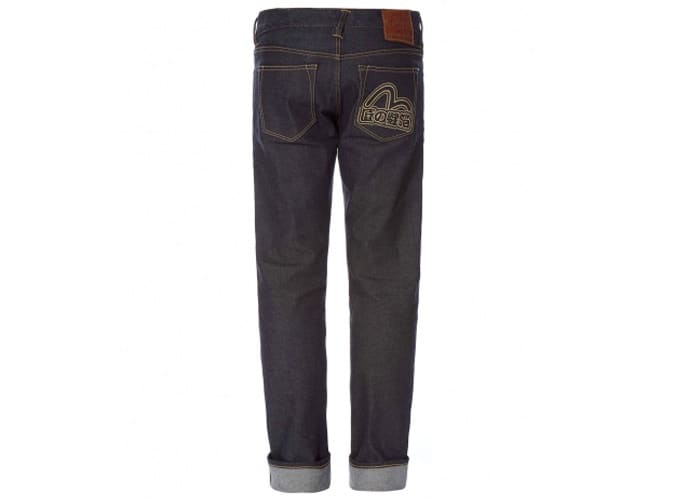 Evisu Stretch Skinny Raw Jeans