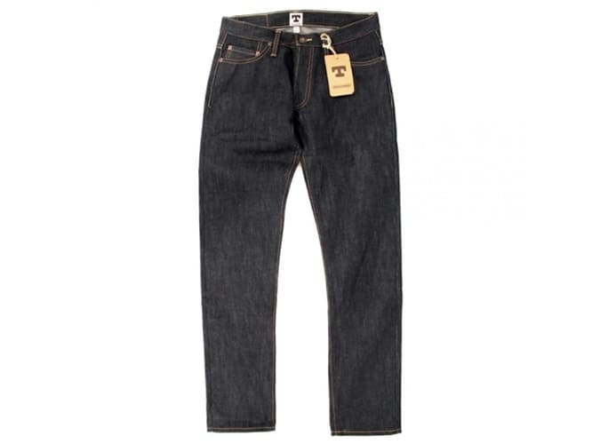 TELLASON Ladbroke Grove Slim Tapered Selvage Denim Jeans 101 03