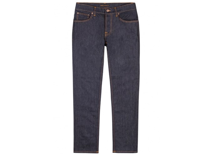 NUDIE JEANS Grim Tim raw slim-leg jeans