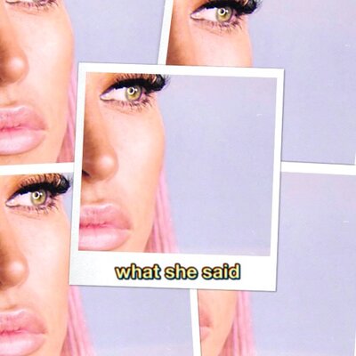 Artwork for what she said