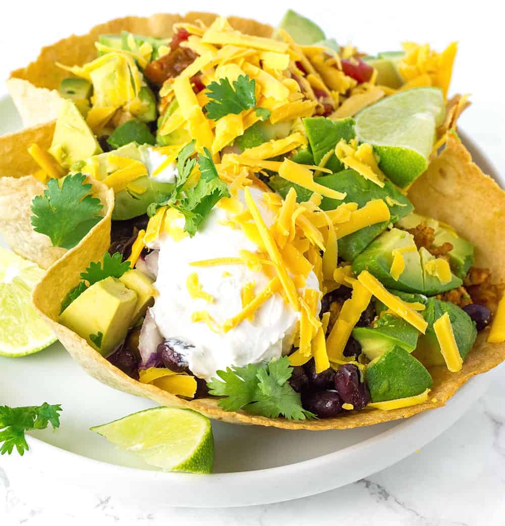 Vegan Taco Salad Healthier Steps