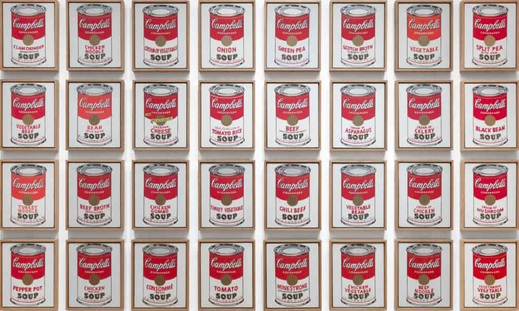 Campbell's Soup Cans (1962) by Andy Warhol