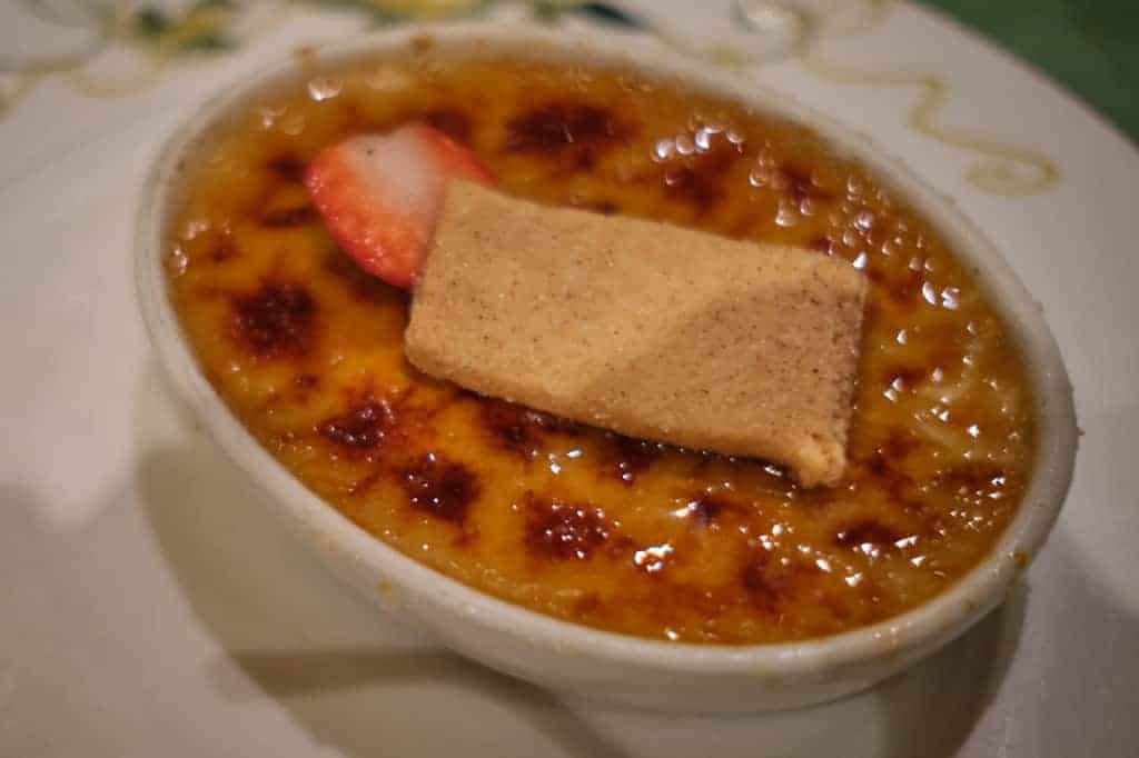 Kahlua Crème Brûlée at Tiana's Place the Disney Wonder