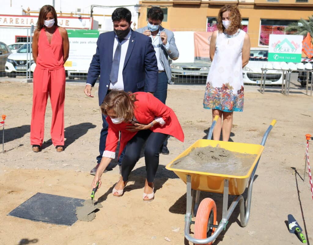 Comienzan las obras de la nueva Oficina del SAE en Lora del Río, con una inversión de 785.289 euros 2 saeobra3