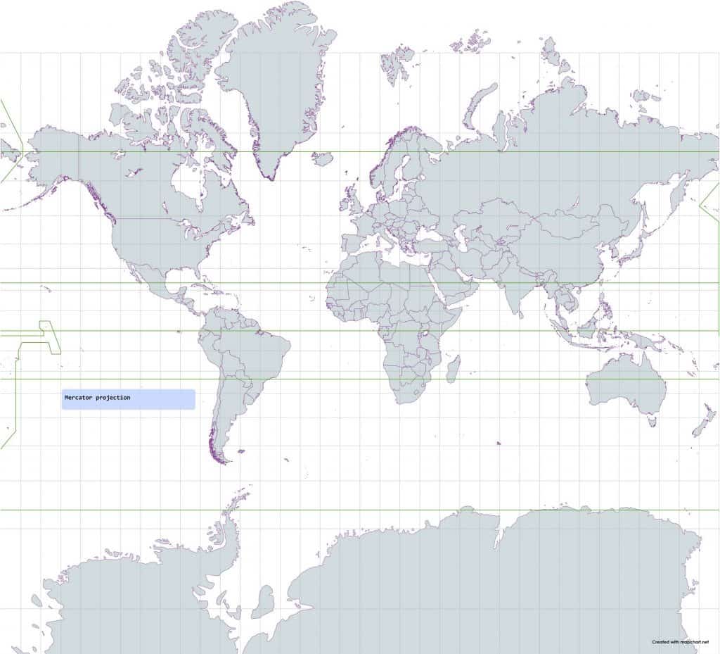 A Quick Guide To Map Projections Blog Mapchart