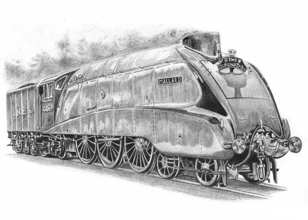 Aircraft Trains Motorcycles Trucks Buildings Landscape Drawings