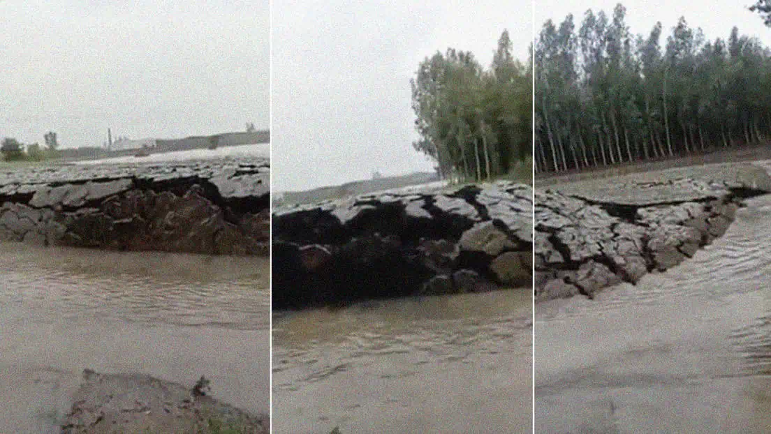 "La Tierra se está elevando por sí sola": graban en la India un extraño fenómeno