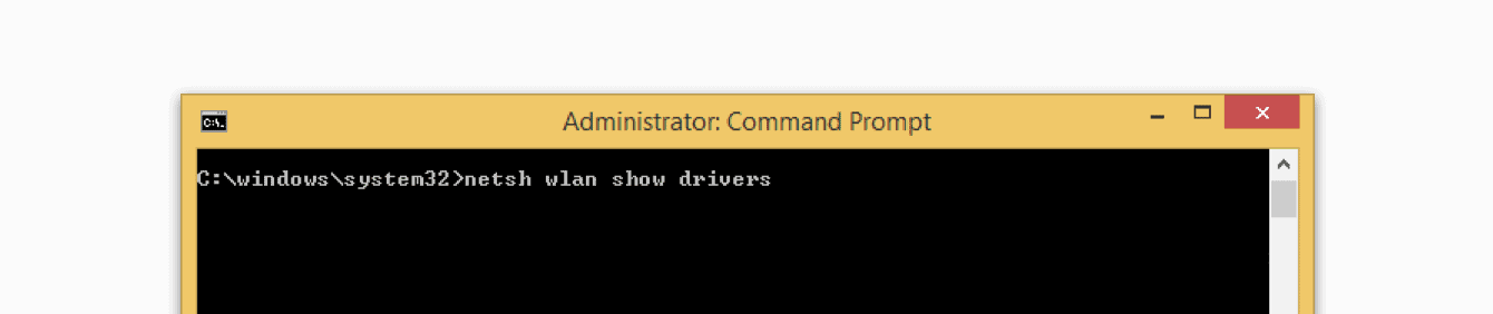 Type the command in the Command Prompt.