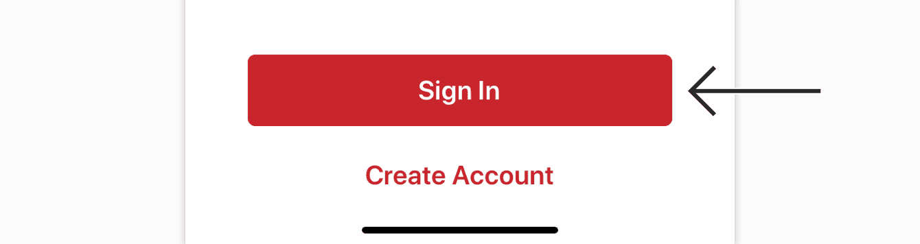 Tap "Sign In" on the app's welcome screen.