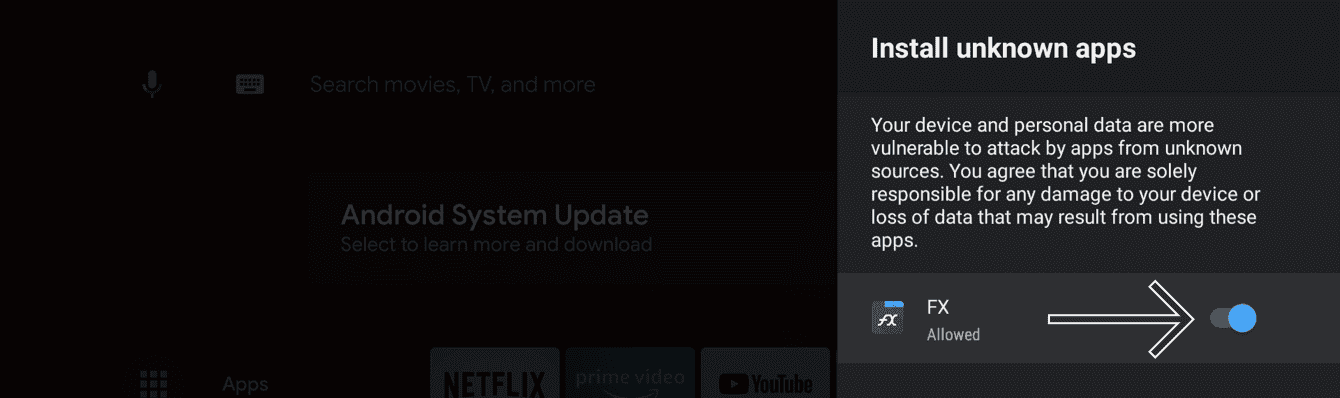 Toggle “FX” on.