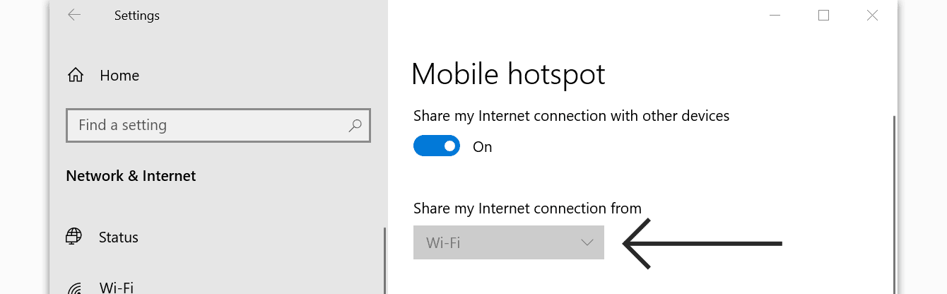 Select "Wi-Fi."