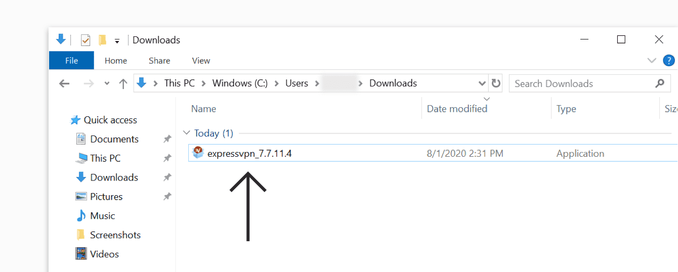 Double-click the download file on your computer.